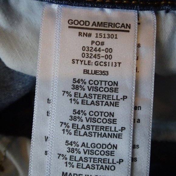 Good American Good Curve Skinny Jeans | Dark Wash | EUC | 0/25 - Picture 7 of 11